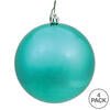 4.75" Teal Shiny Ball Ornament, 4 per Bag - Sassy Inspiration