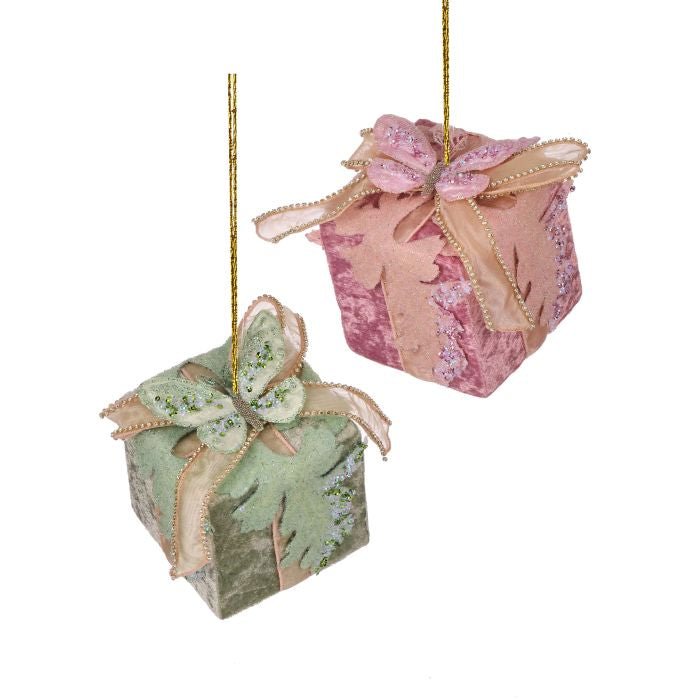 5" Acanthus Box Ornament w/ Butterfly detail - Sassy Inspiration