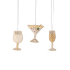 5" Beaded Cocktail Ornaments, 3 styles - Sassy Inspiration