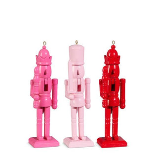 6" NUTCRACKER ORNAMENT S/3 - Sassy Inspiration