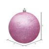 6" Pink Glitter Sequin Ball Ornament - Sassy Inspiration