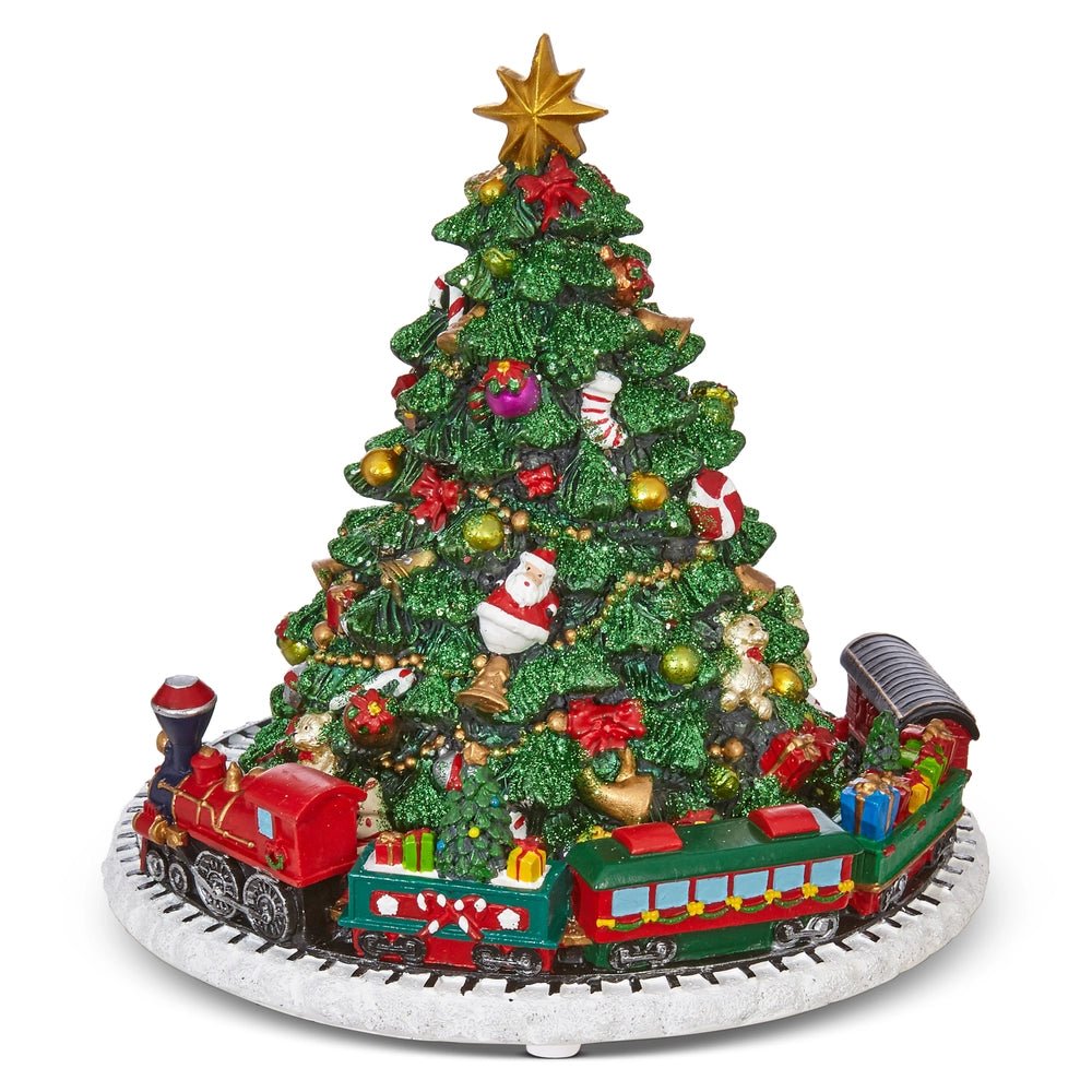 6.25" Animated Musical Tree with Train - Sassy Inspiration