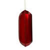 8" Red Rectangle Jewel Glitter Ornament - Sassy Inspiration