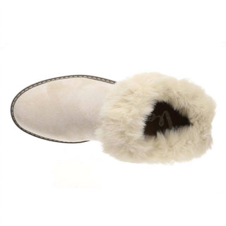 Mahika Faux Fur Lined Clogs – Cream - Sassy Inspiration