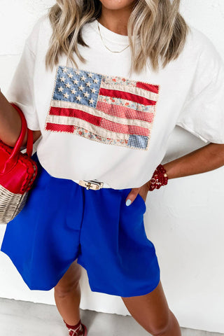 USA Flag Graphic Tee