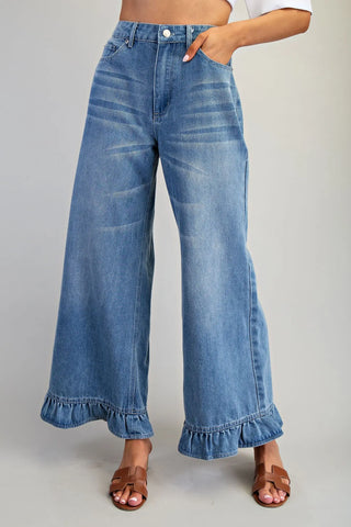 Ruffle & Rebel Mineral Wash Jeans