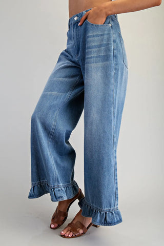 Ruffle & Rebel Mineral Wash Jeans