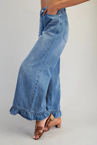 Ruffle & Rebel Mineral Wash Jeans