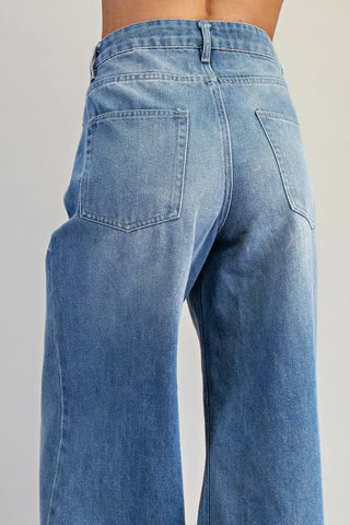 Ruffle & Rebel Mineral Wash Jeans