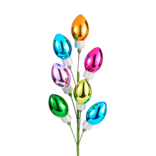 Multicolor Light Bulb Spray Pick – 28" - Sassy Inspiration