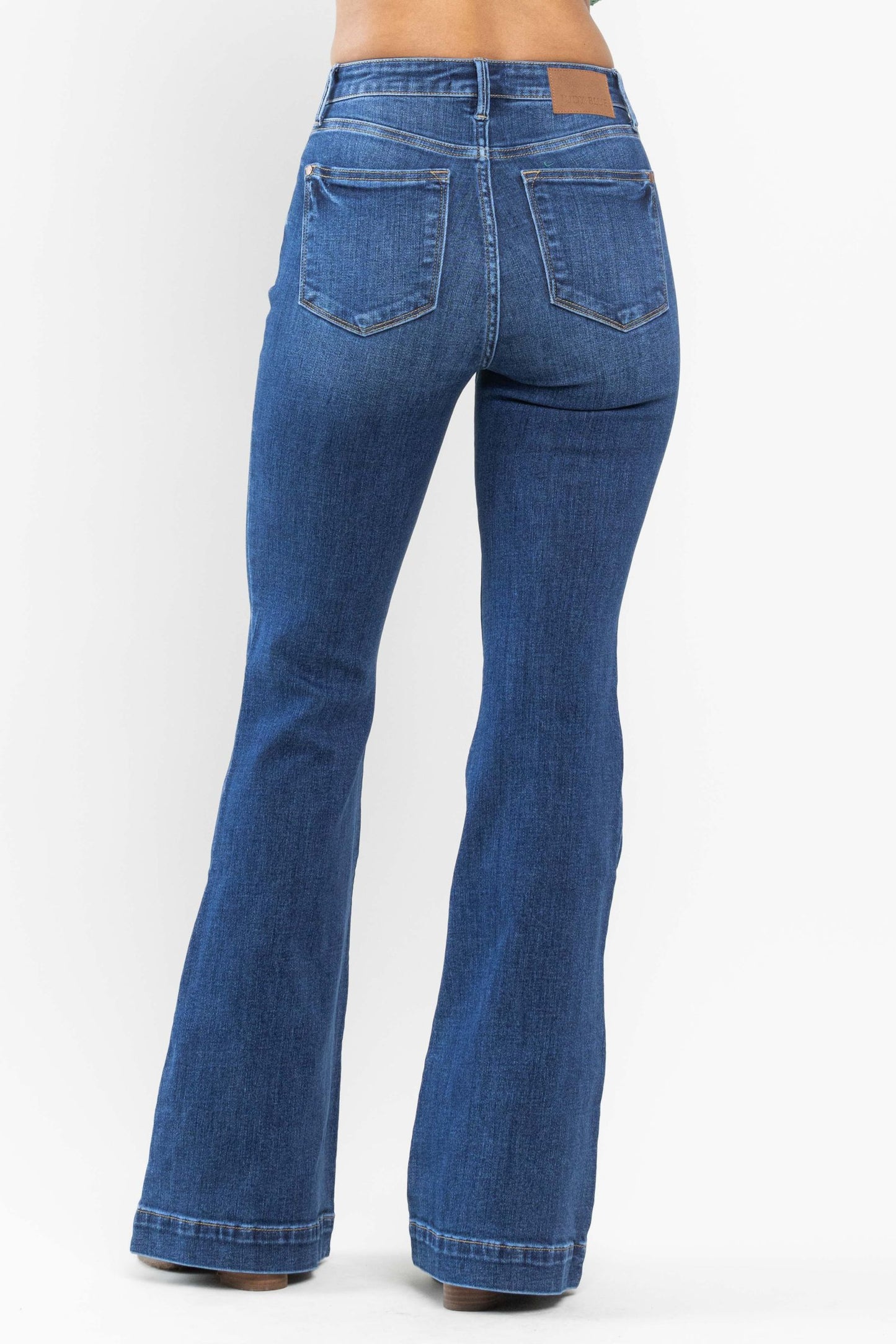 Judy Blue High Waisted Wide Hem Flare Jean