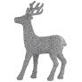 Luminous Reindeer Statue - Silver