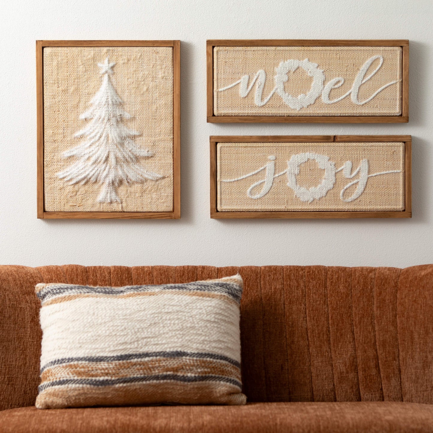 CHRISTMAS TEXT WALL DECOR SET