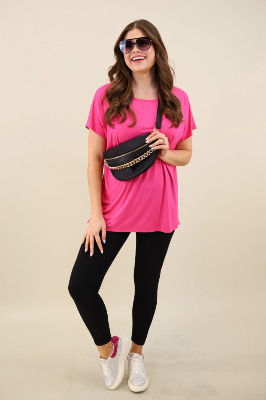 Hot Pink Tunic Top