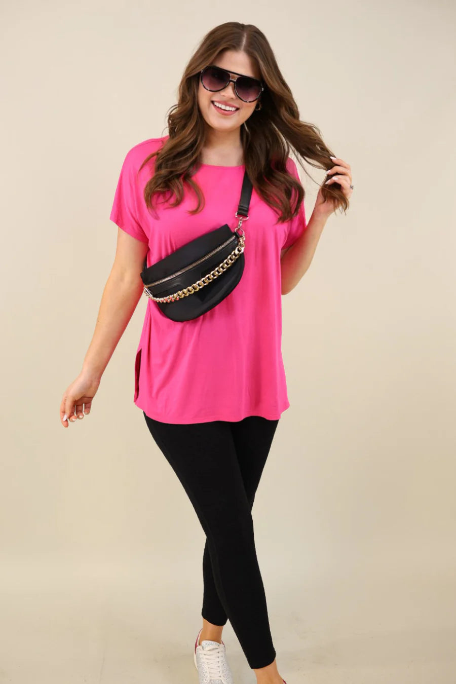 Hot Pink Tunic Top