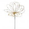 20" BEADED JEWEL FLOWER BURST STEM - CHAMPAGNE GOLD