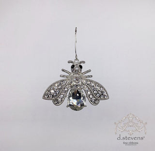 Crystal Jeweled Bee Ornament – 2.5"
