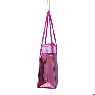 Vondels Full Heart Shopping Bag Glass Ornament