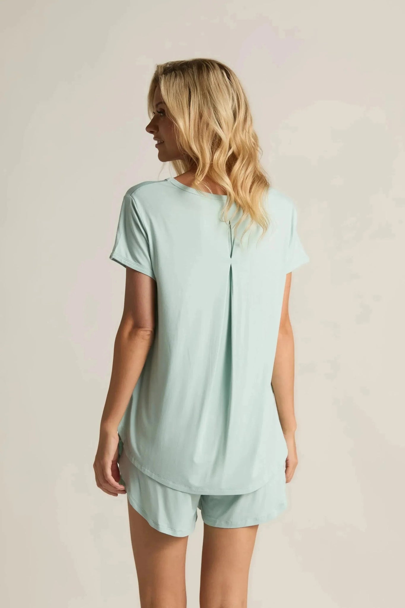 Bamboo Tulip Tee: Aqua - Sassy Inspiration