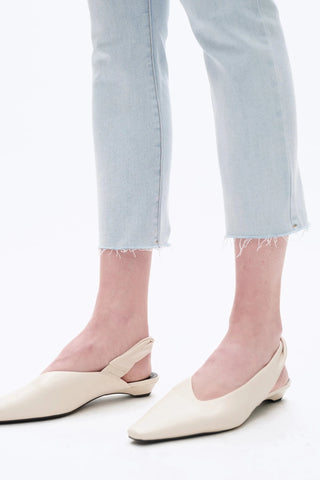Bayeas Mid Rise Straight Raw Edge Denim Jeans - Sassy Inspiration