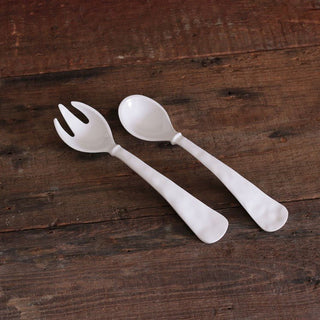 Beatriz Ball VIDA Havana Large Salad Servers – White - Sassy Inspiration