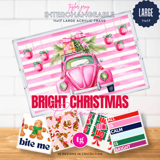 Bright Christmas Tray Insert Set – Set of 10 (11x17) - Sassy Inspiration