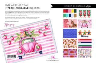 Bright Christmas Tray Insert Set – Set of 10 (11x17) - Sassy Inspiration