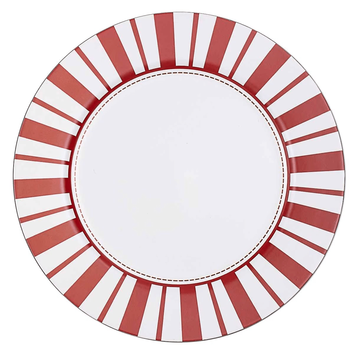 Candy Cane Stripe Charger - Sassy Inspiration