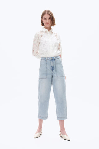 Cheri High Rise Barrel Jeans by Bayeas - Sassy Inspiration
