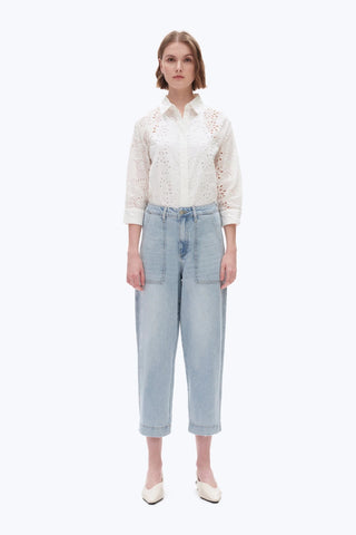 Cheri High Rise Barrel Jeans by Bayeas - Sassy Inspiration
