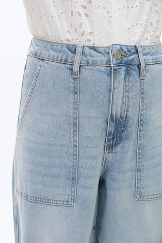 Cheri High Rise Barrel Jeans by Bayeas - Sassy Inspiration