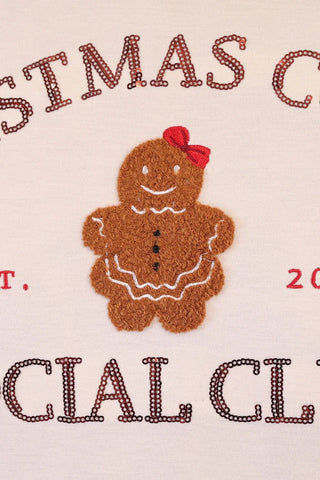 Christmas Cookie Social Club Luxe Pullover - Sassy Inspiration
