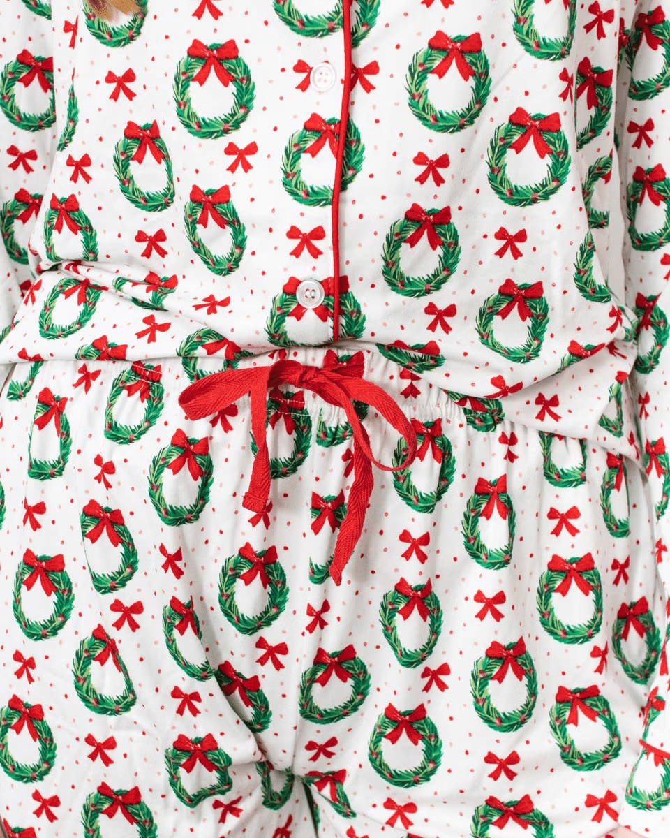 Christmas Wreath Sleep Pants - Sassy Inspiration