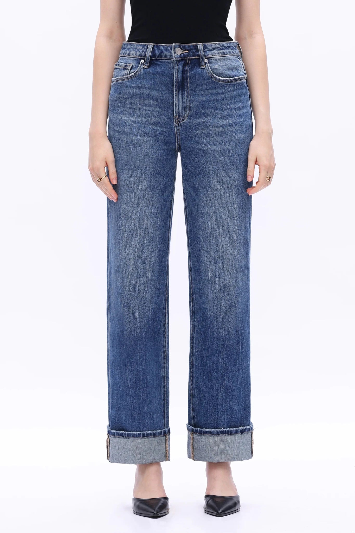 Classic High - Rise Straight Leg Jeans - Sassy Inspiration