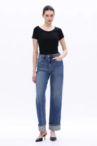 Classic High - Rise Straight Leg Jeans - Sassy Inspiration