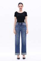 Classic High - Rise Straight Leg Jeans - Sassy Inspiration