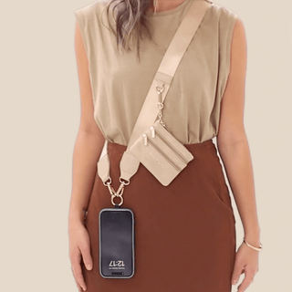Clip & Go Cell Phone Lanyard with Pouch - Sassy Inspiration