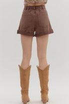 Colored Denim Shorts - Sassy Inspiration