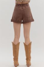 Colored Denim Shorts - Sassy Inspiration