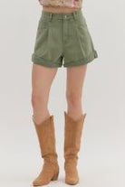 Colored Denim Shorts - Sassy Inspiration