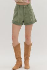 Colored Denim Shorts - Sassy Inspiration