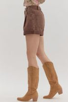 Colored Denim Shorts - Sassy Inspiration