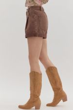 Colored Denim Shorts - Sassy Inspiration
