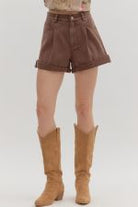 Colored Denim Shorts - Sassy Inspiration