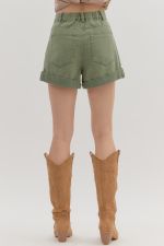 Colored Denim Shorts - Sassy Inspiration