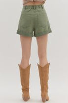 Colored Denim Shorts - Sassy Inspiration