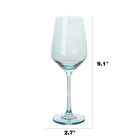 Colored Wine Glass Set, Large 12 oz Glasses Set of 6 - Sassy Inspiration