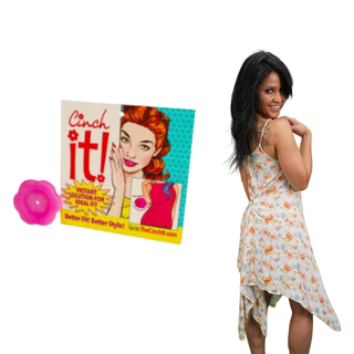 Cinch It! Original Pink Clothing Cinch Clip