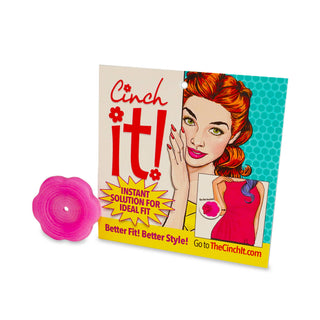 Cinch It! Original Pink Clothing Cinch Clip