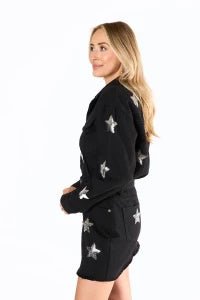 Denim Mini Dress - Black - Sassy Inspiration